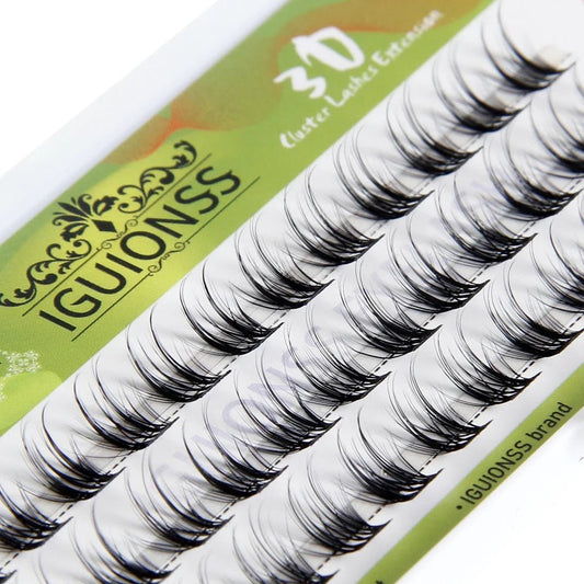 Lash Clusters – DIY Eyelash Extensions | 36 Clusters, C & D Curl - C 16mm | KJ Global