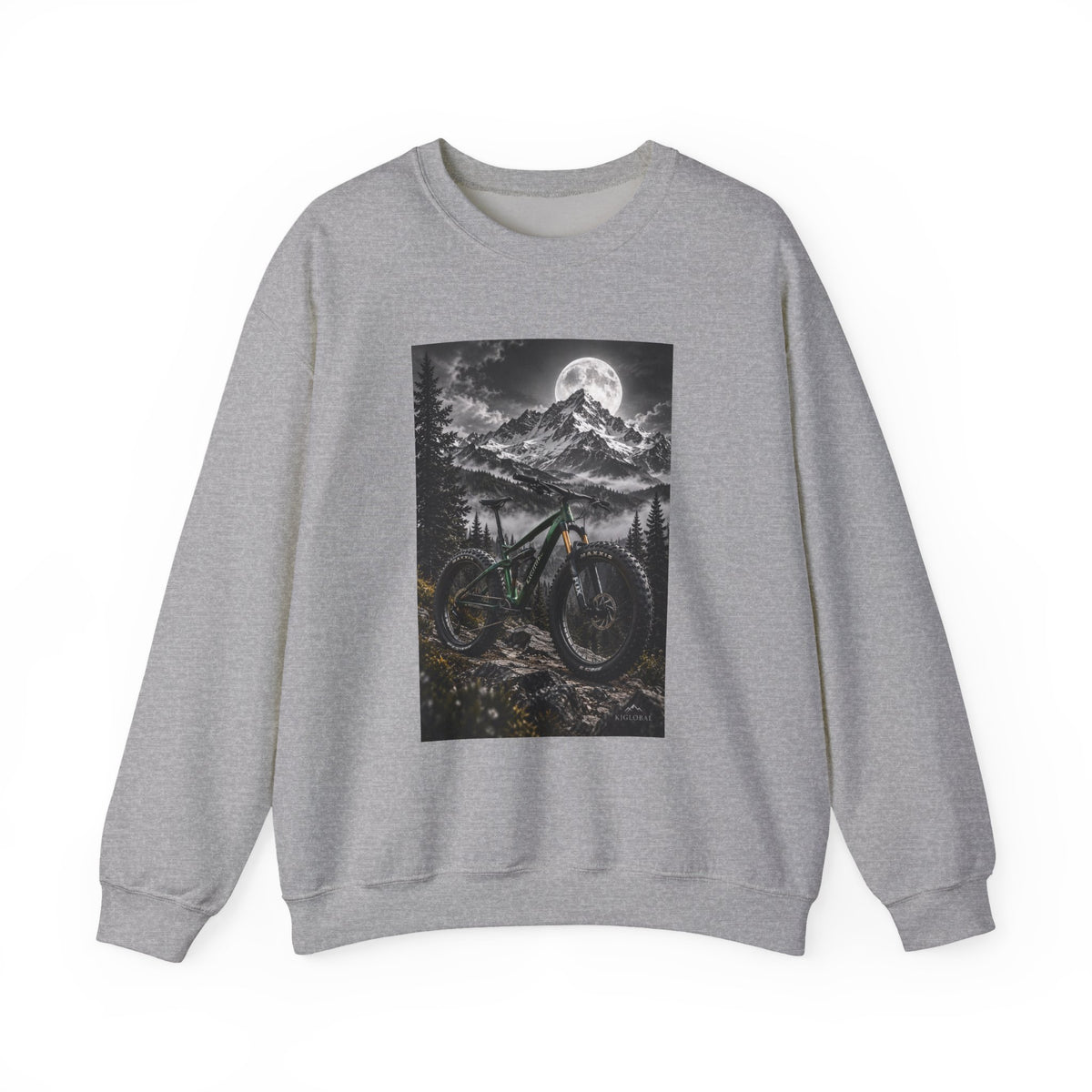 Mountain Bike Moonlight Crewneck Sweatshirt - M Sport Grey | KJ Global