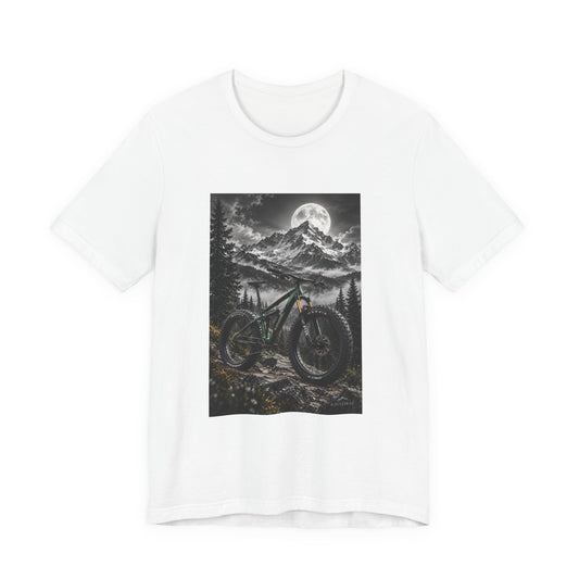 Mountain Bike Moonlight T‑Shirt - S White | KJ Global