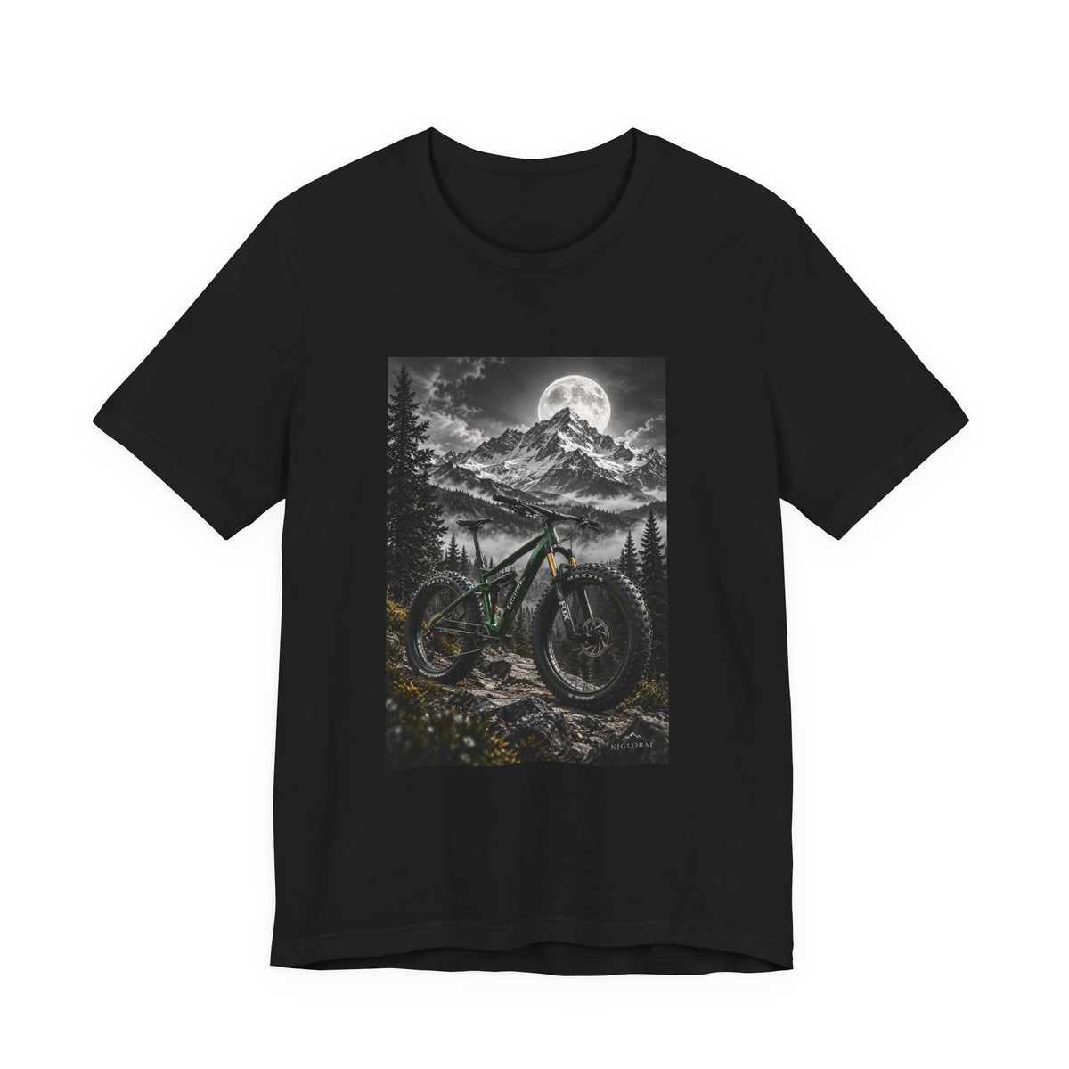 Mountain Bike Moonlight T‑Shirt - XS Black | KJ Global