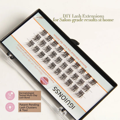 Lash Clusters – DIY Eyelash Extensions | 36 Clusters, C & D Curl
