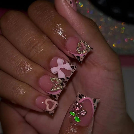 Press-On Nails – 24pcs Multi-Style Collection | DIY Salon Nails - Rose Gems | KJ Global