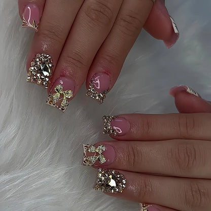 Press-On Nails – 24pcs Multi-Style Collection | DIY Salon Nails - Silver Chrome | KJ Global