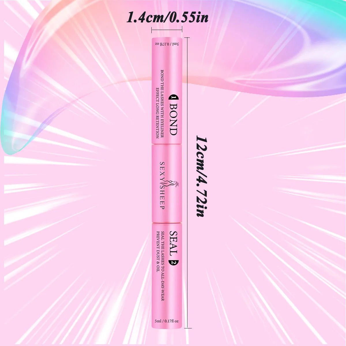 LashLux Bond & Seal – Waterproof Lash Glue for DIY Clusters