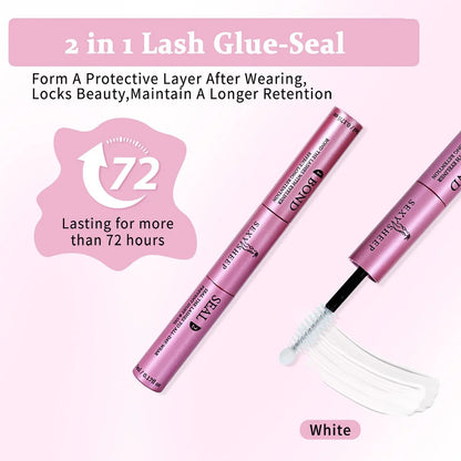LashLux Bond & Seal – Waterproof Lash Glue for DIY Clusters
