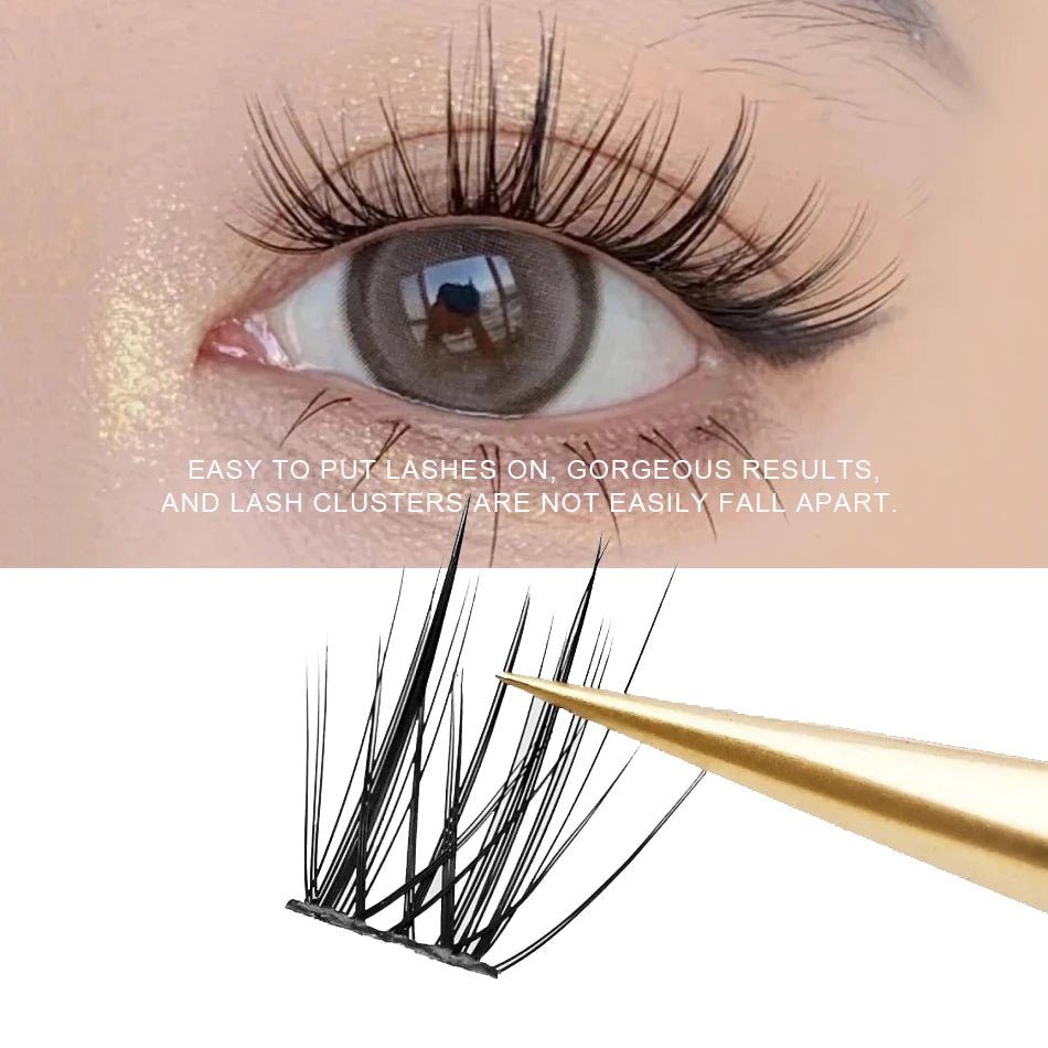 Lash Clusters – DIY Eyelash Extensions | 36 Clusters, C & D Curl