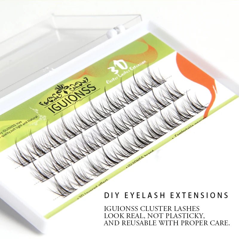 Lash Clusters – DIY Eyelash Extensions | 36 Clusters, C & D Curl