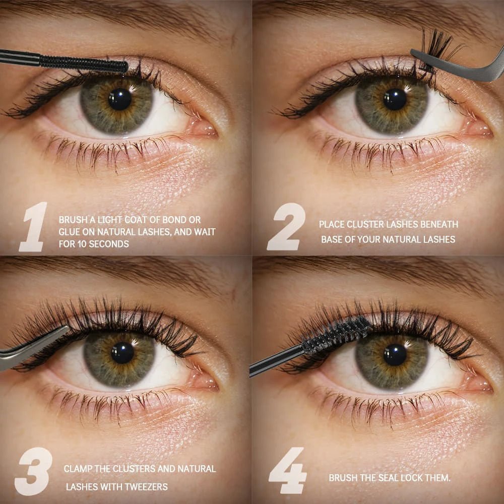 Lash Clusters – DIY Eyelash Extensions | 36 Clusters, C & D Curl