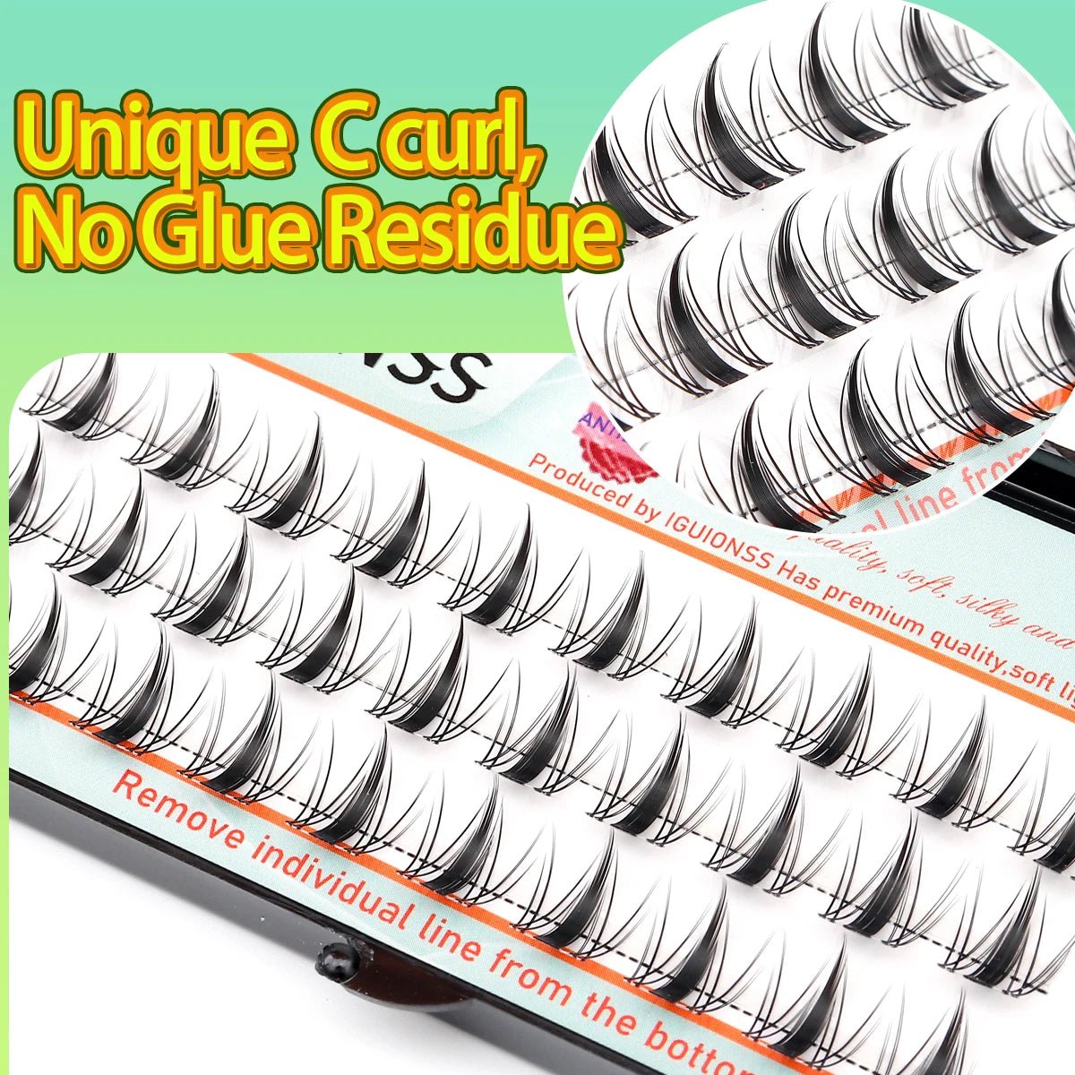 Lash Clusters – DIY Eyelash Extensions | 36 Clusters, C & D Curl