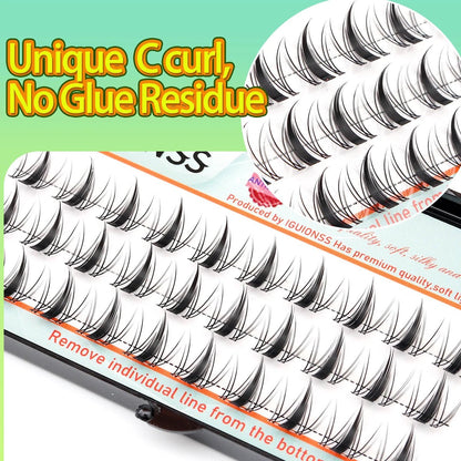 Lash Clusters – DIY Eyelash Extensions | 36 Clusters, C & D Curl