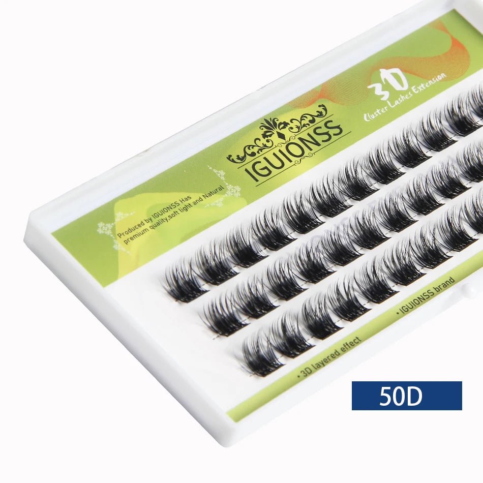 Lash Clusters – DIY Eyelash Extensions | 36 Clusters, C & D Curl