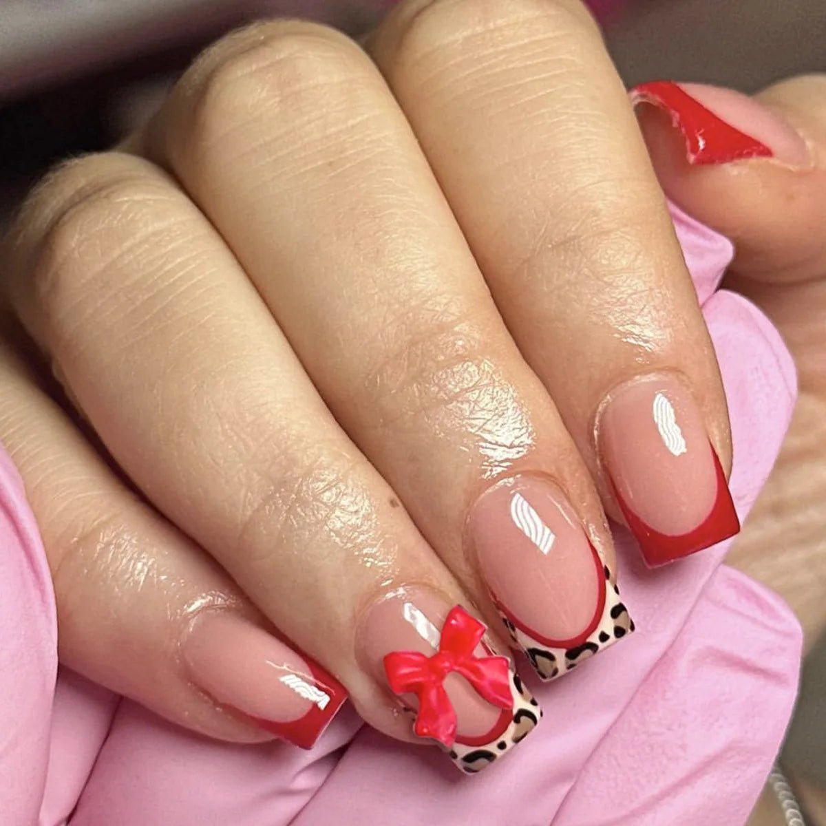 Press-On Nails – 24pcs Multi-Style Collection | DIY Salon Nails - Red Cherry | KJ Global
