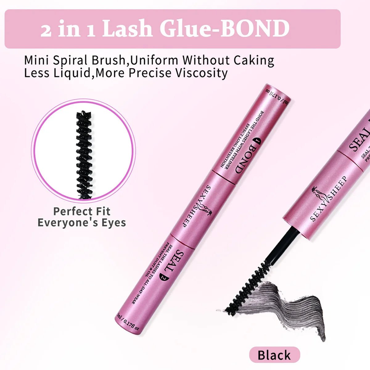 LashLux Bond & Seal – Waterproof Lash Glue for DIY Clusters