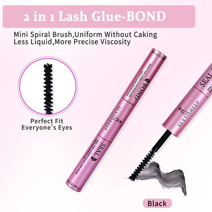 LashLux Bond & Seal – Waterproof Lash Glue for DIY Clusters